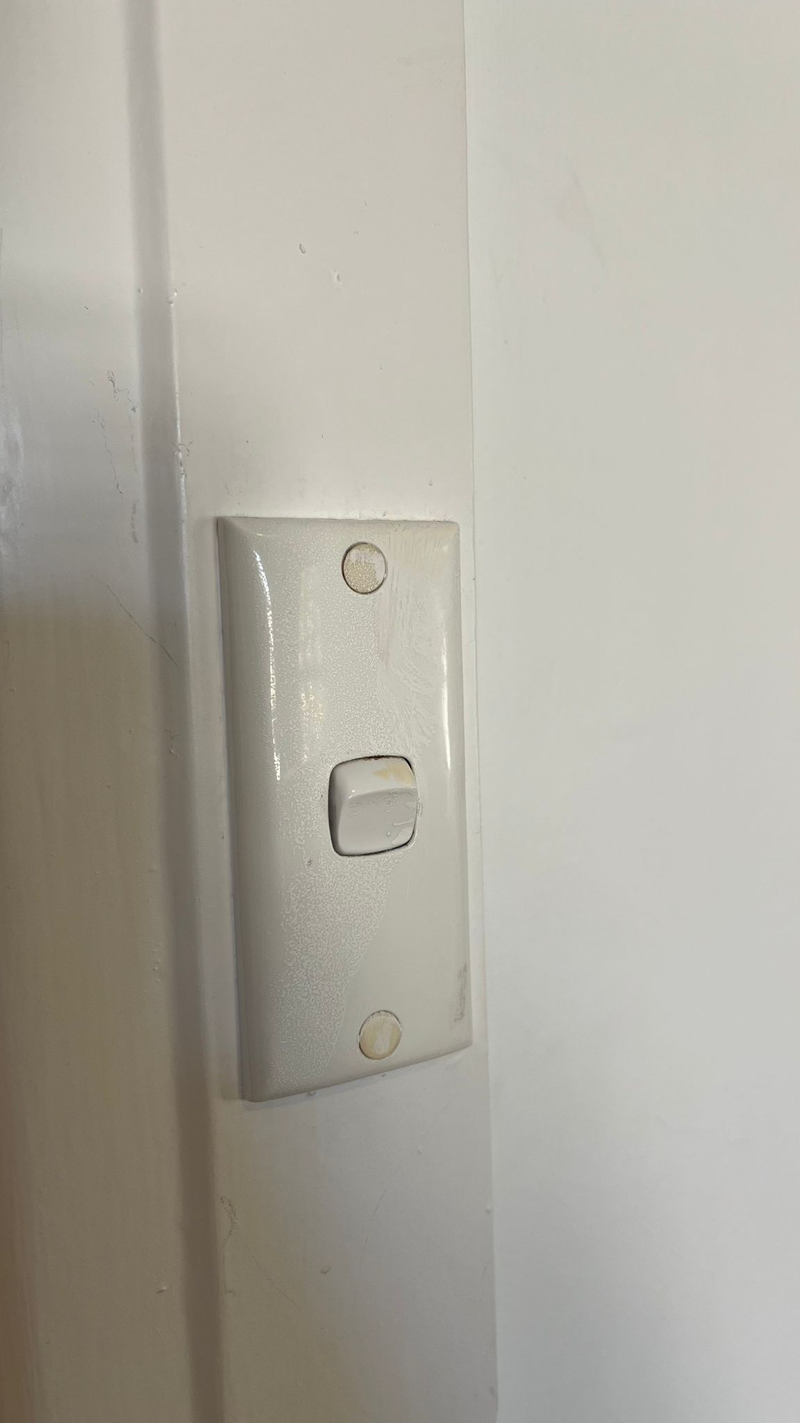 Light Switch after regular clean — Collaroy